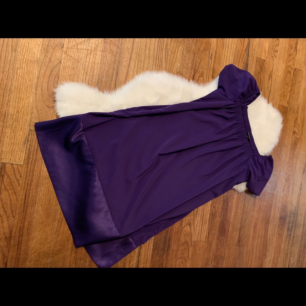 Gorgeous deep purple dress!